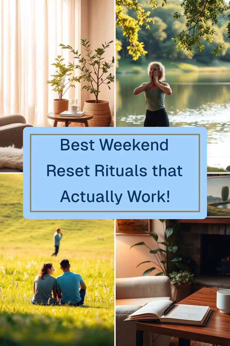 4 Refreshing Ways to Create a Weekly Reset Ritual for a Balanced Life