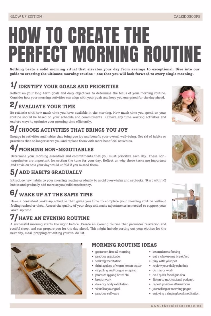 8 Steps to Create a Focus-Friendly Morning Routine That Sets You Up for Success