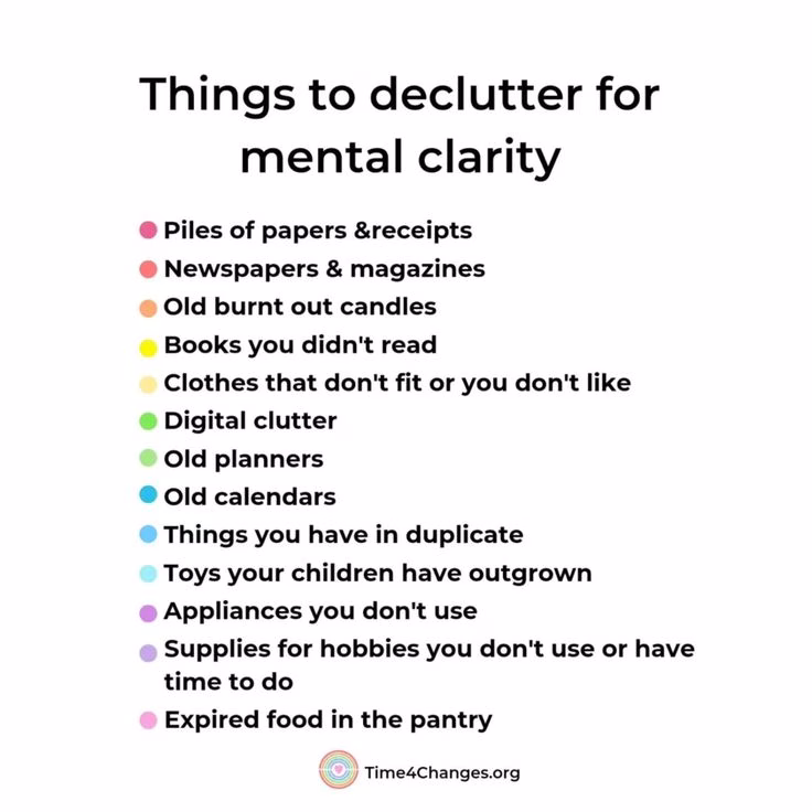 12 Things to Declutter for Better Mental Clarity: Your Ultimate Guide to a Clear Mind