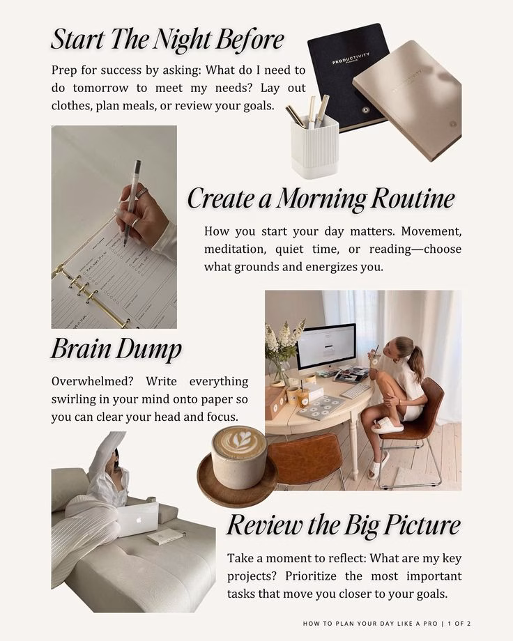 6 Simple Ways to Add More Structure to Your Day for Better Focus & Balance